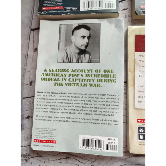 lot of 4 WWII books Captured Torpedoed true tales brave like my brother - Picture 8 of 9